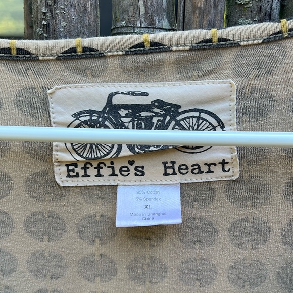 Effie's Heart Grey with Black and Yello Polka Dot Tunic - Picture 5 of 8